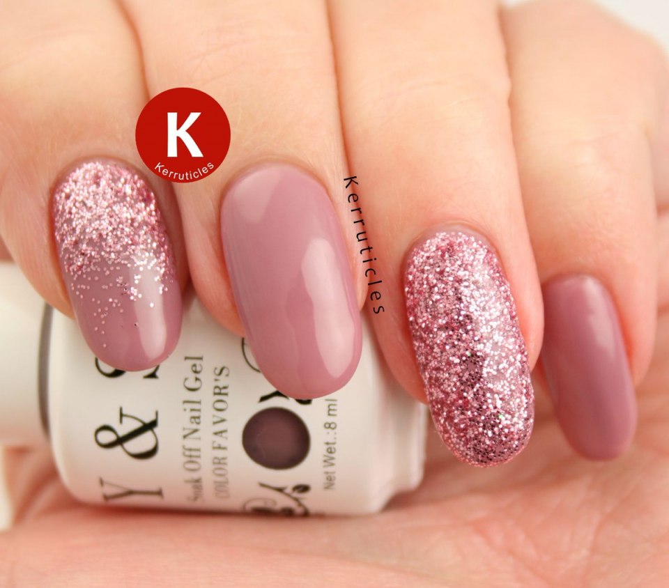 Гель лак пыльно розовый