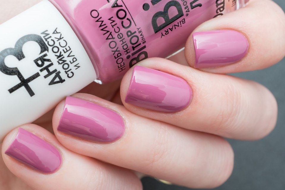 Лак пыльный розовый