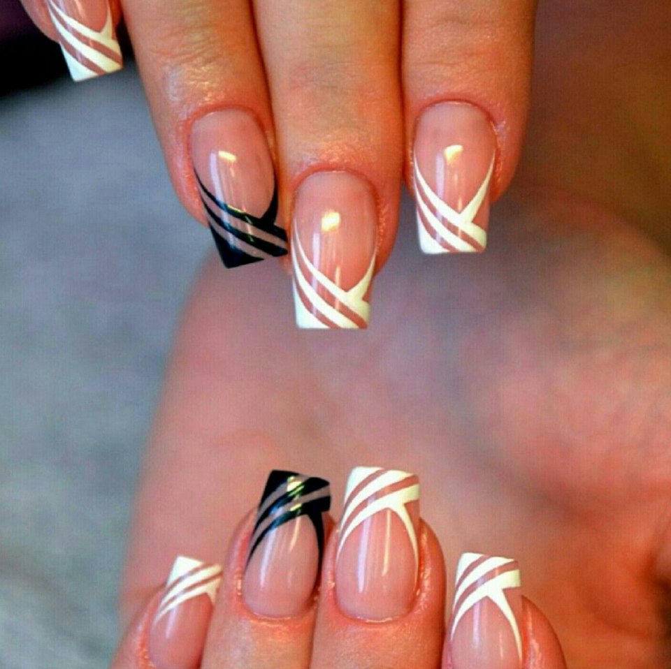 Красивый необычный френч