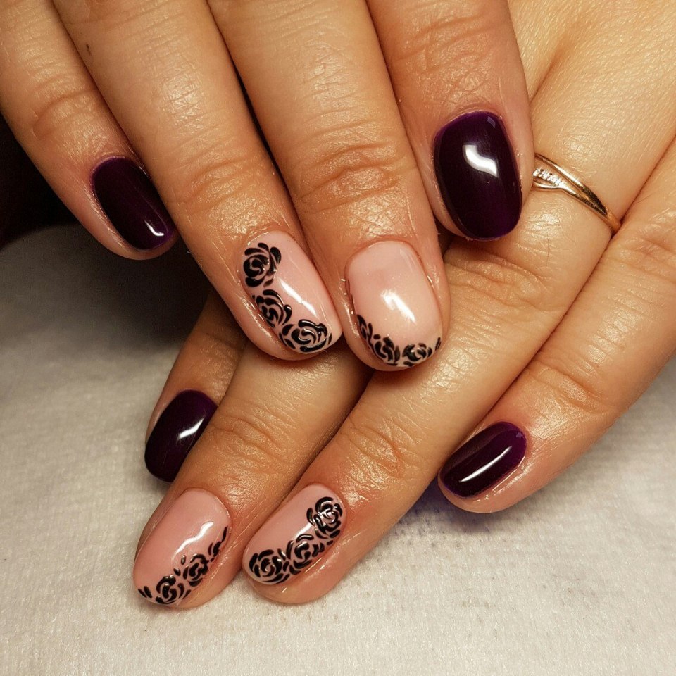 Шеллак на короткие ногти