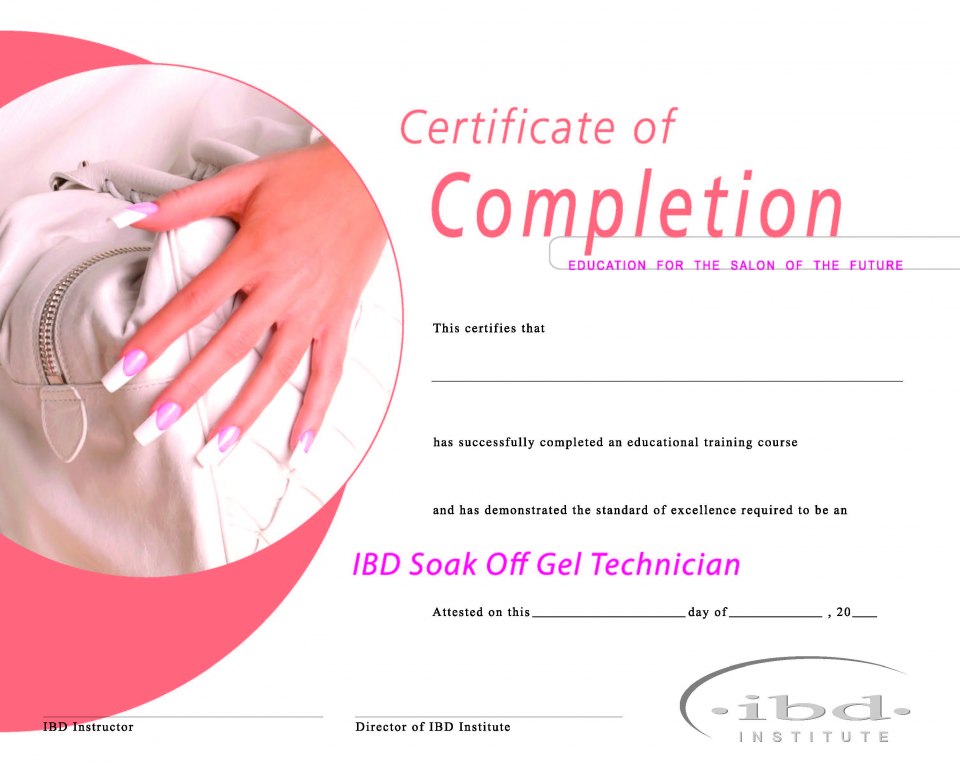 Международный сертификат маникюр