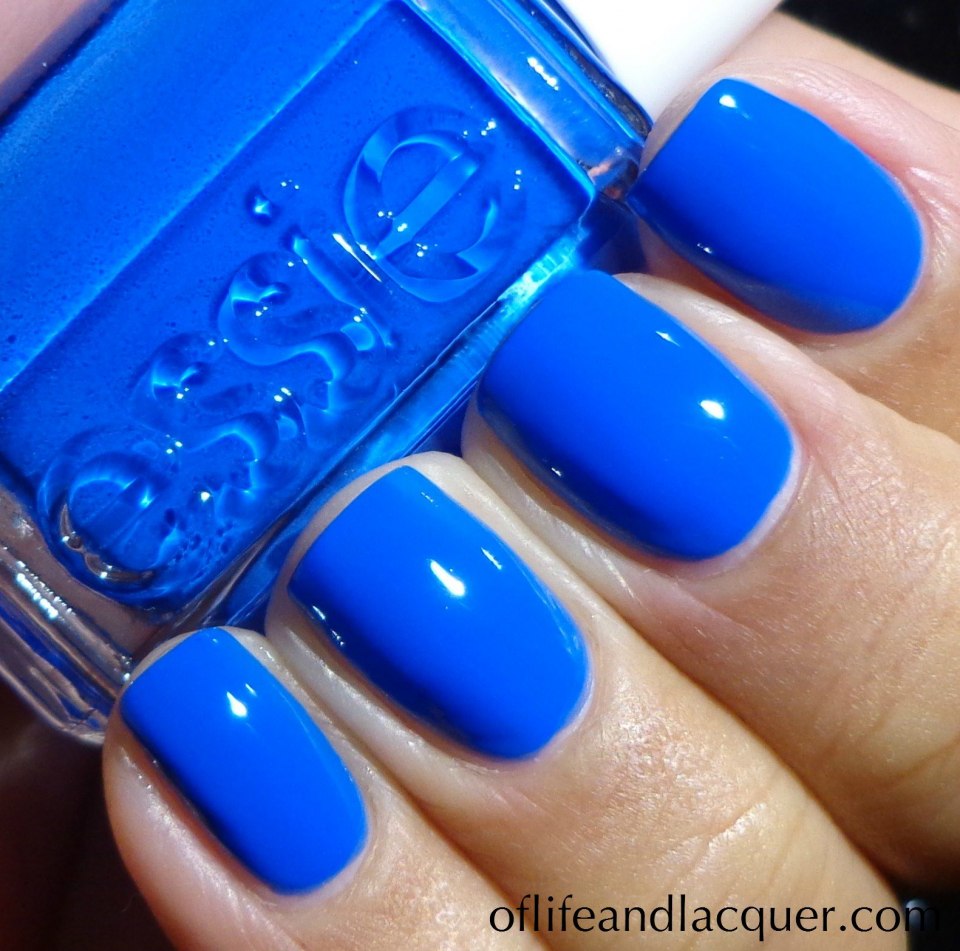 Essie лак для ногтей синий