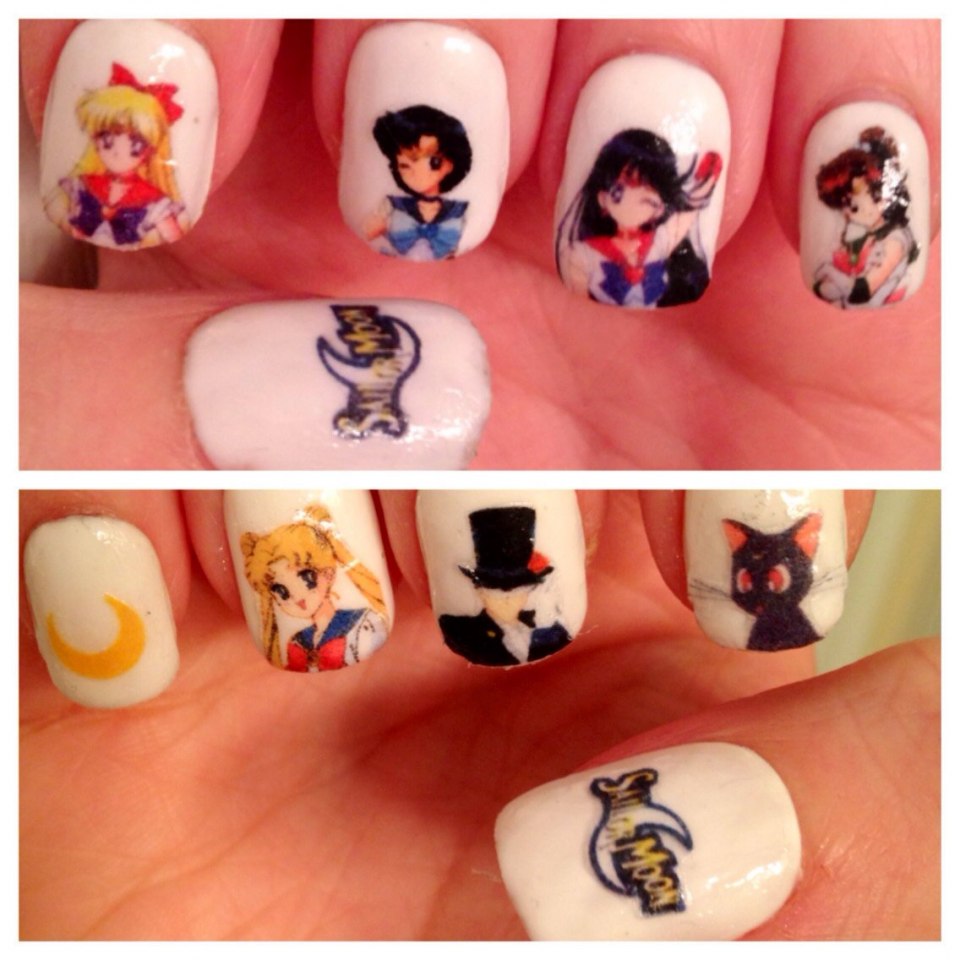 Маникюр Sailor Moon