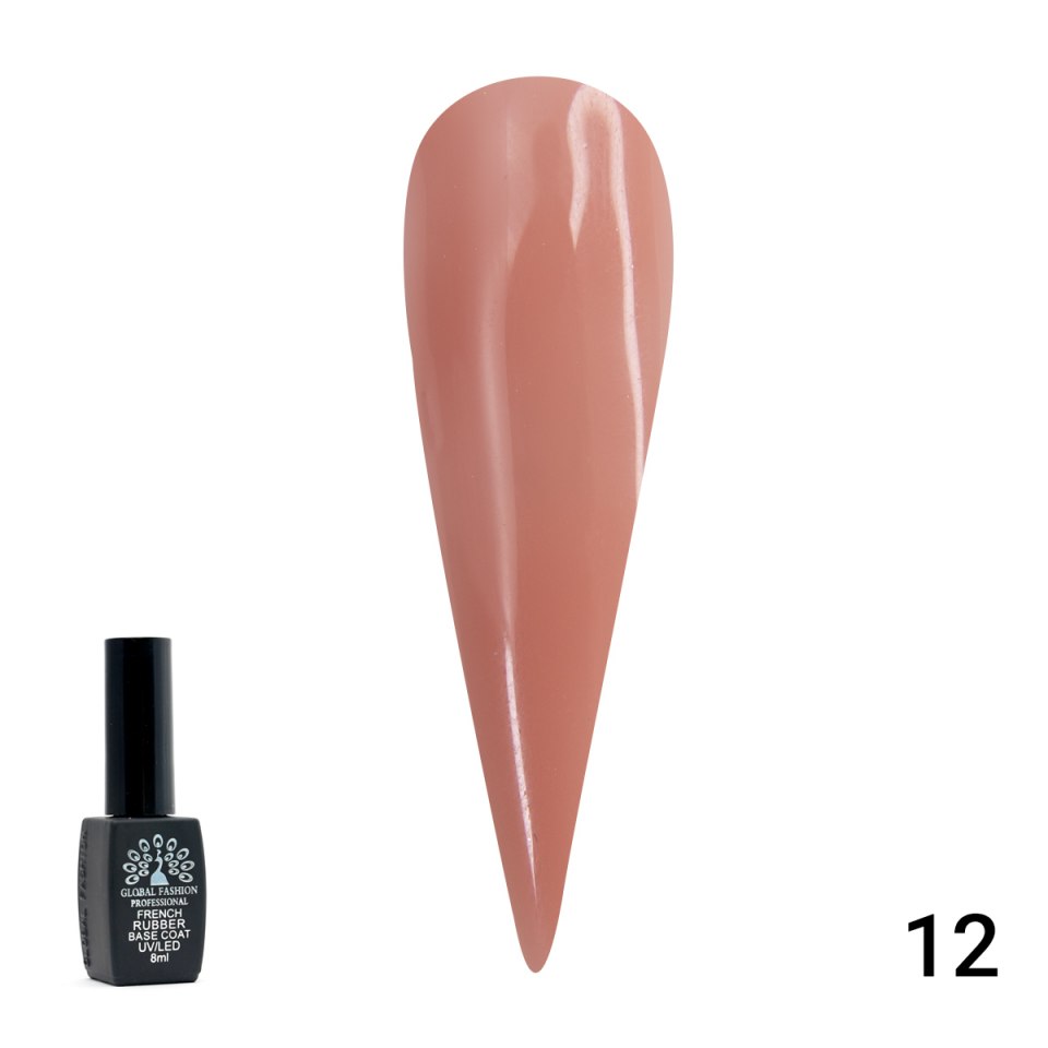Каучуковая база для гель лака 12 мл Kodi, Rubber Base 12ml
