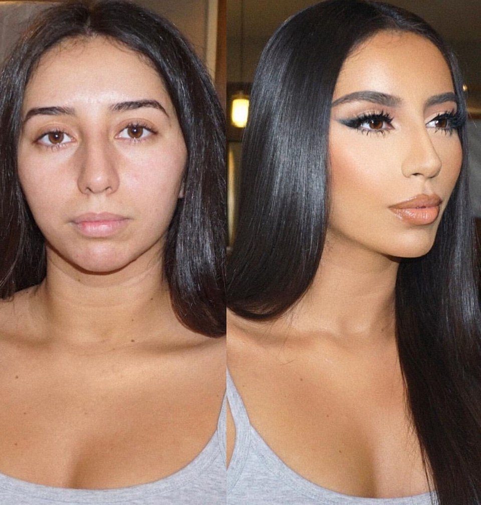 Before after колор