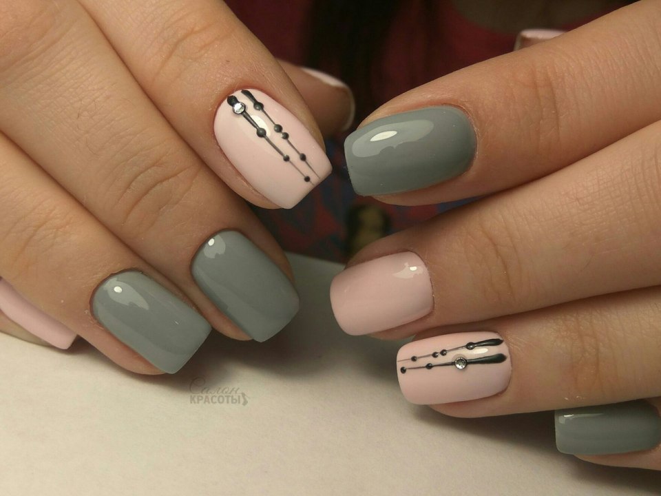 Маникюр на короткие ногти гель лаком