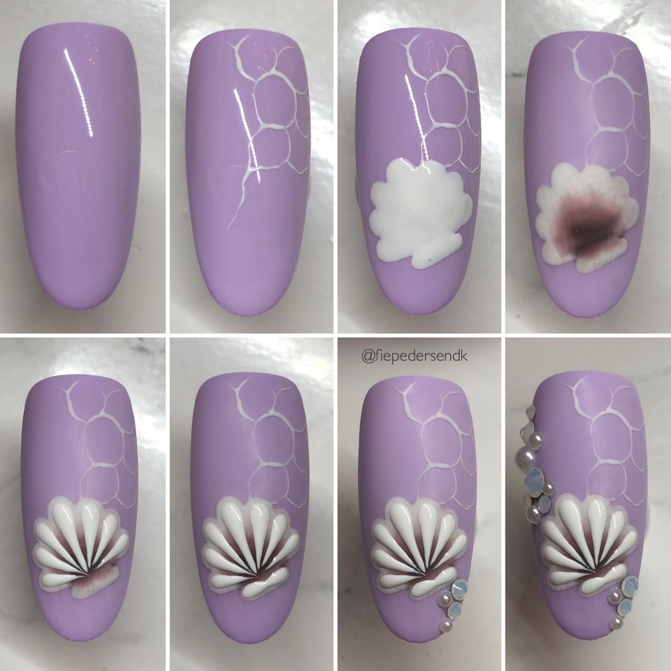 Рисунки на ногтях мастер класс