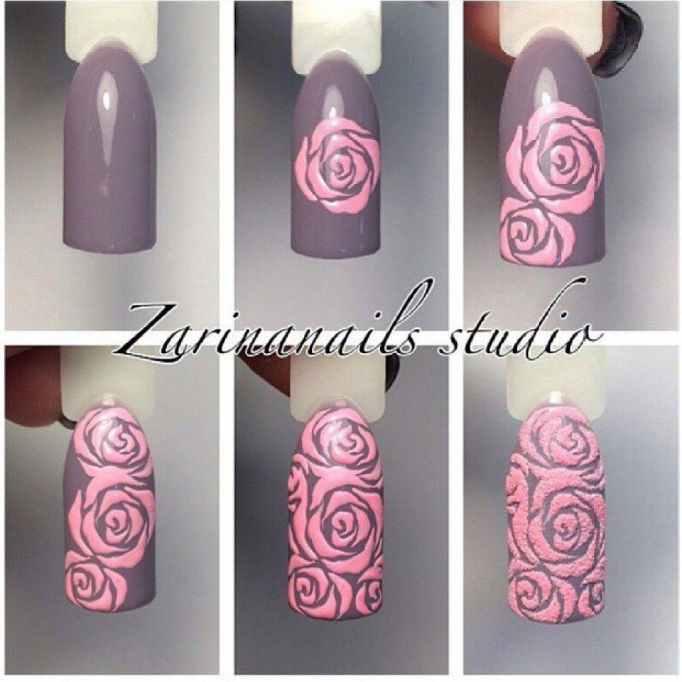 Розочки на ногтях