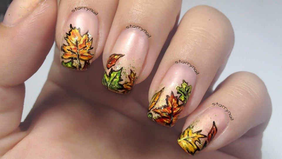 Маникюр пейзаж