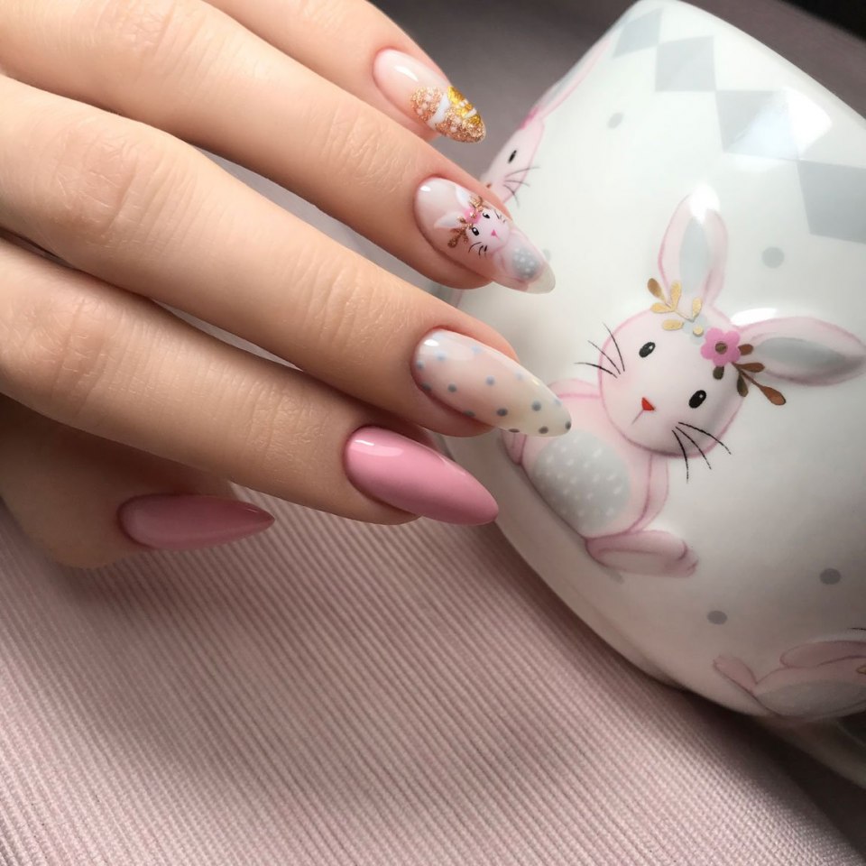 Ногти с котами
