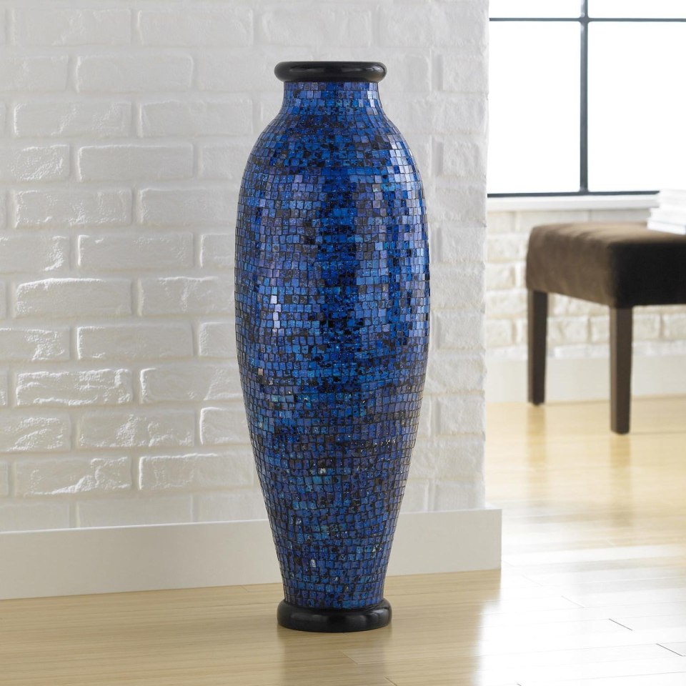 Ваза Blue Glass Vase