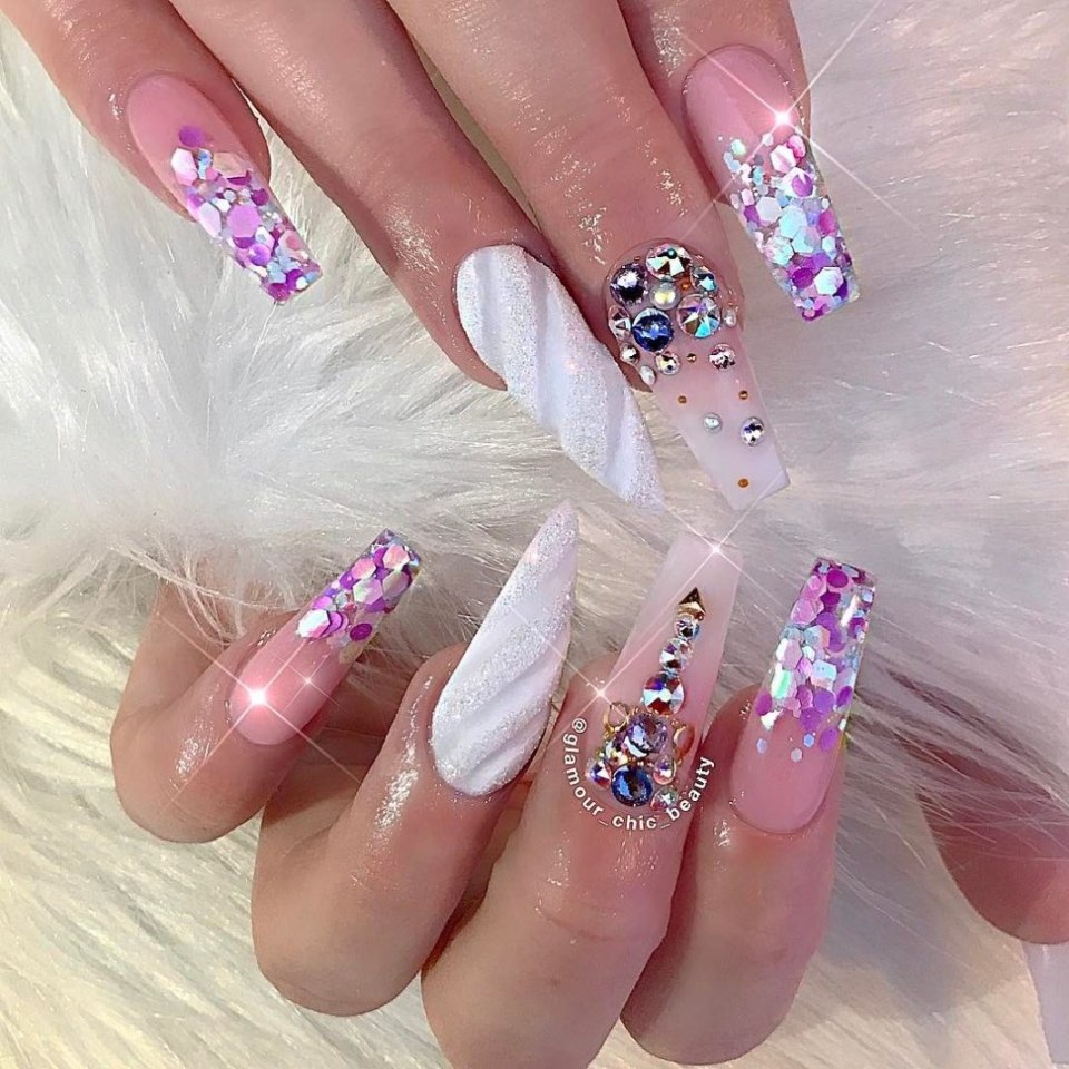 Гламурные ногти