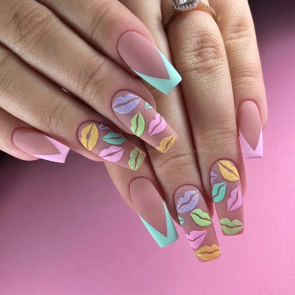 Красивый летний френч