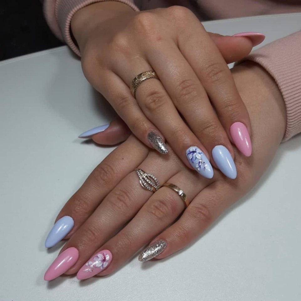 Коррекция ногтей дизайн