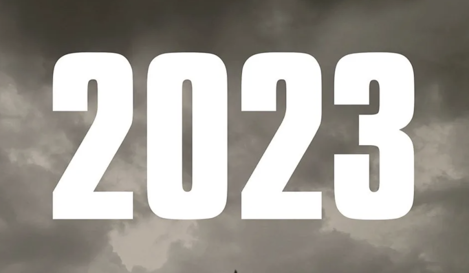 Надпись 2023 год