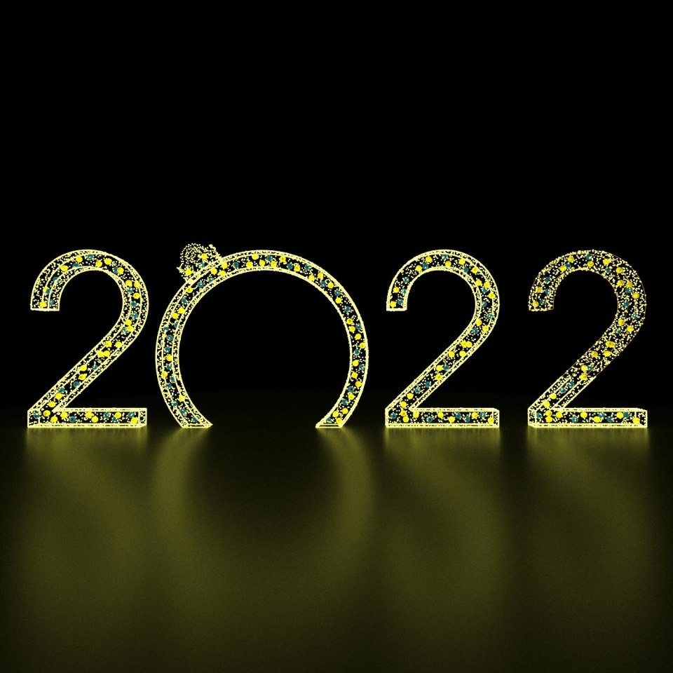 Световые цифры 2022