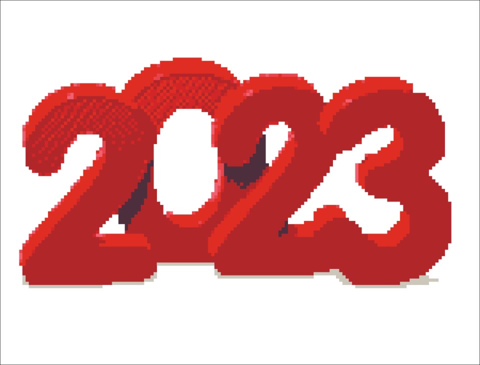 Цветные цифры 2023