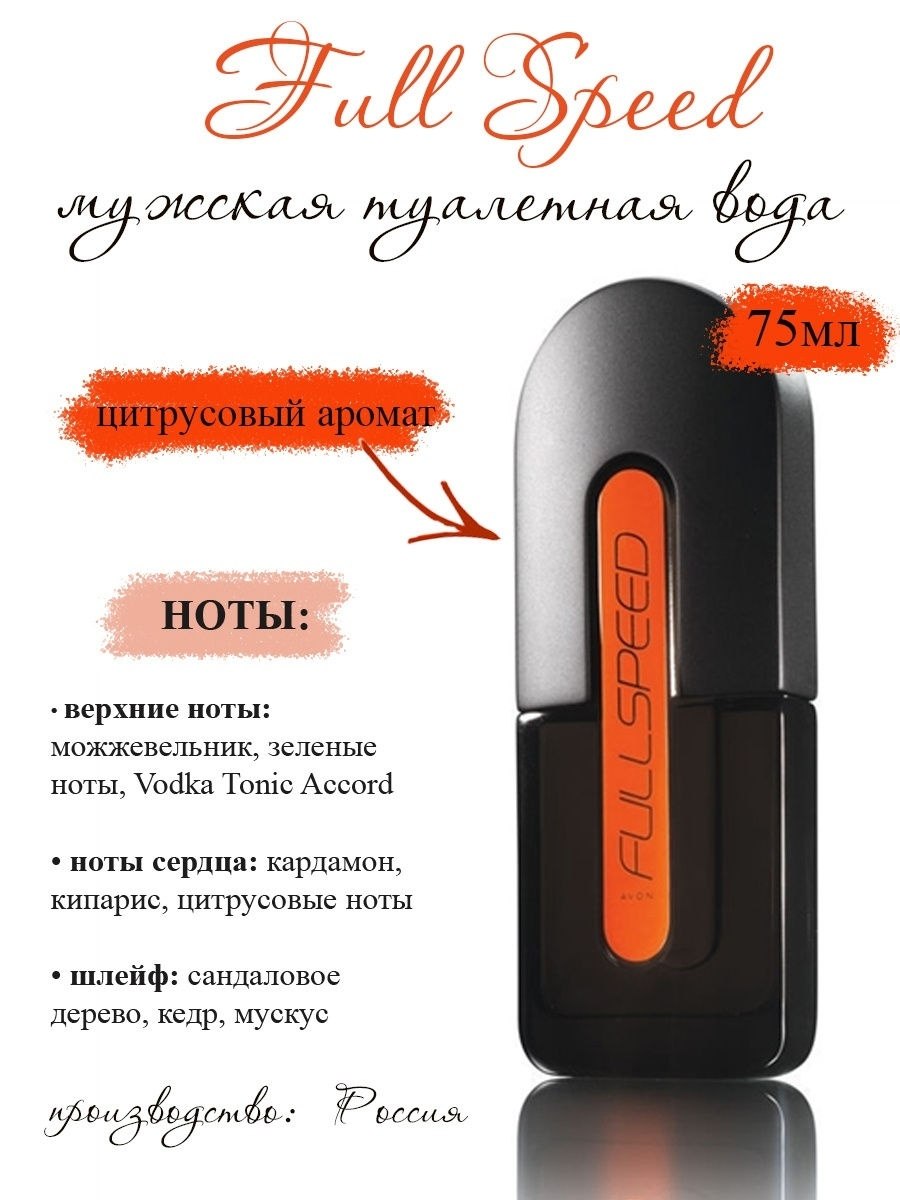 Avon парфюмерная вода Full Speed