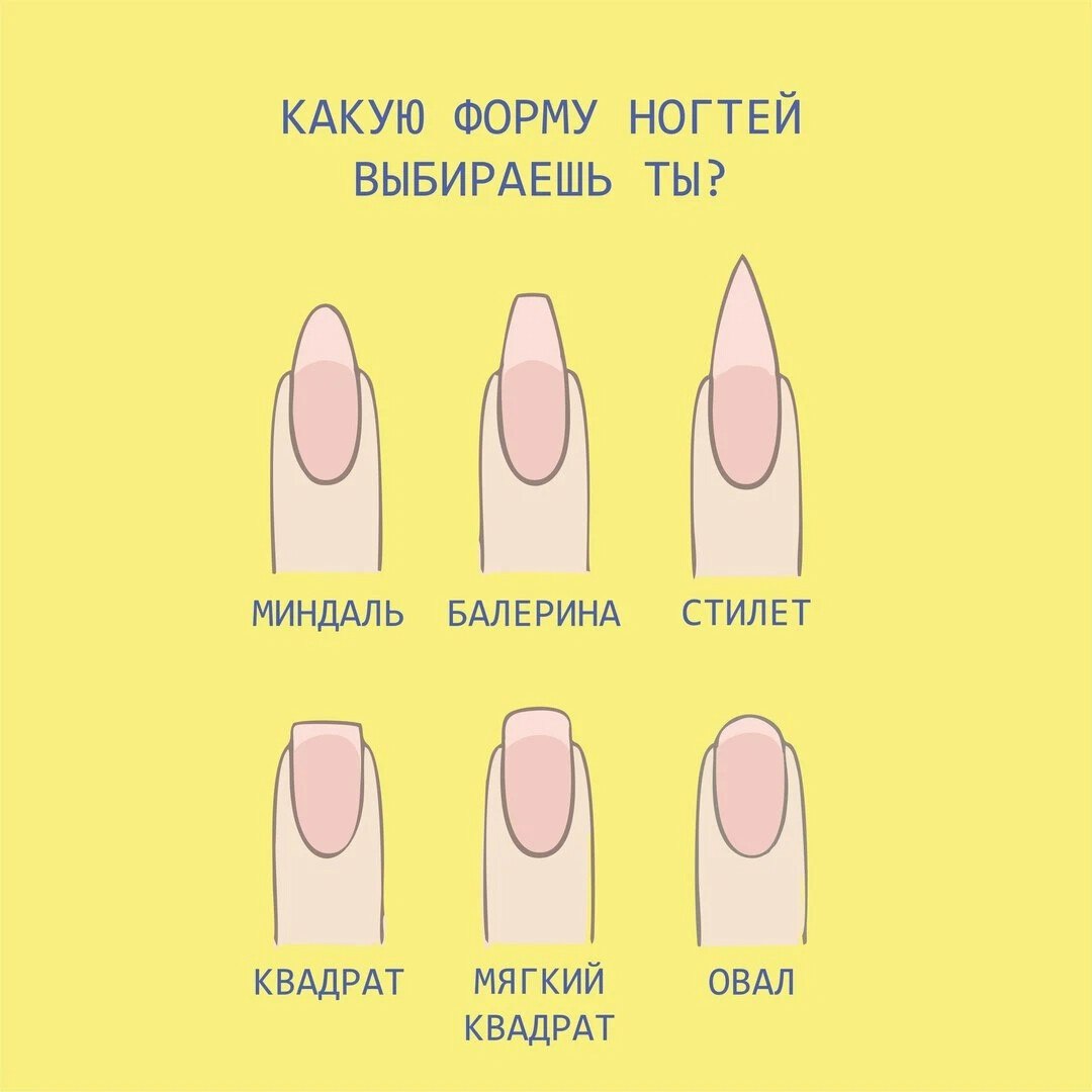 Какая форма ногтей подходит пальцам. Овальная форма ногтей. Овально-квадратная форма ногтей. Какую форму ногтей выбрать. Форма ногтей овал и миндаль.
