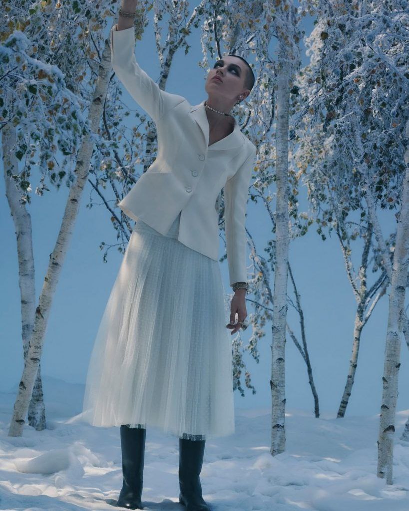 Dior в стиле русской зимы