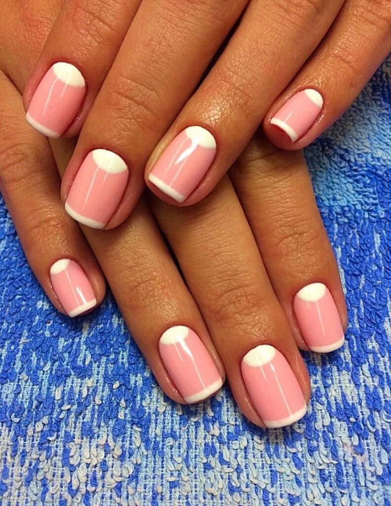 Лунное френч покрытие Shellac