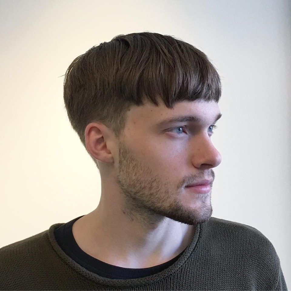 Bowl Cut стрижка мужская