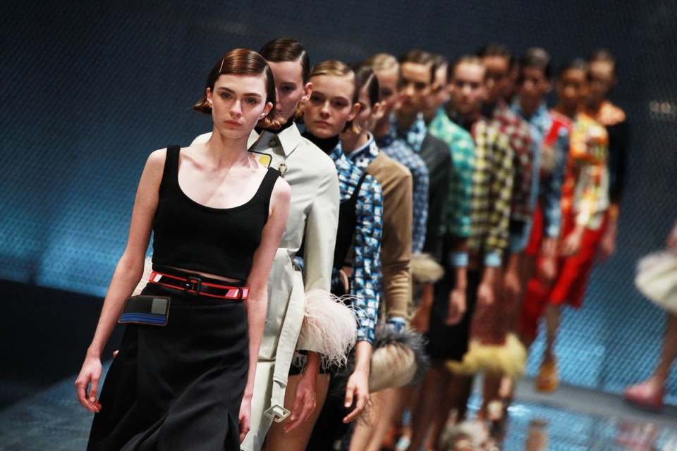 Прада Fashion show