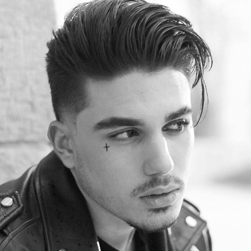 Мужская стрижка Side Swept Undercut