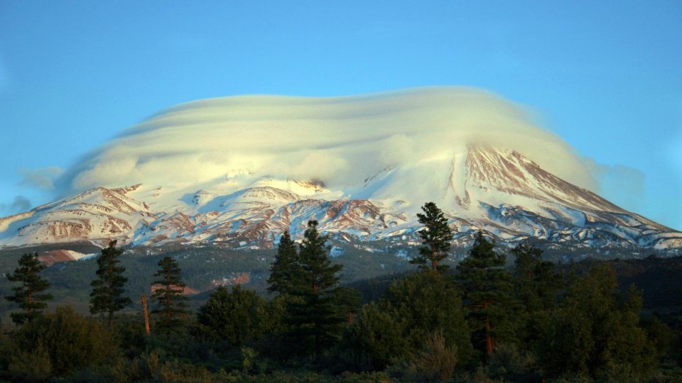 Стратовулкан Шаста, США