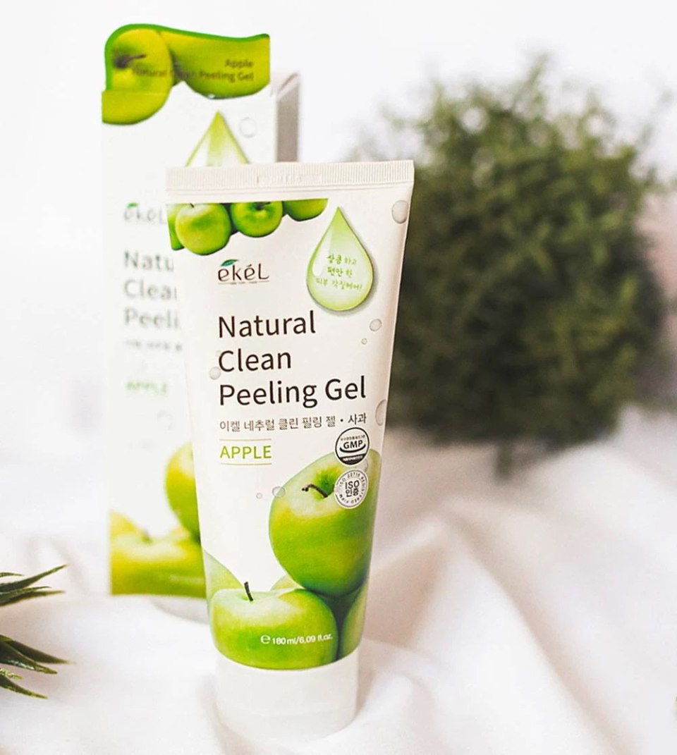 Ekel пилинг-скатка с экстрактом яблока natural clean peeling Gel Apple 100мл