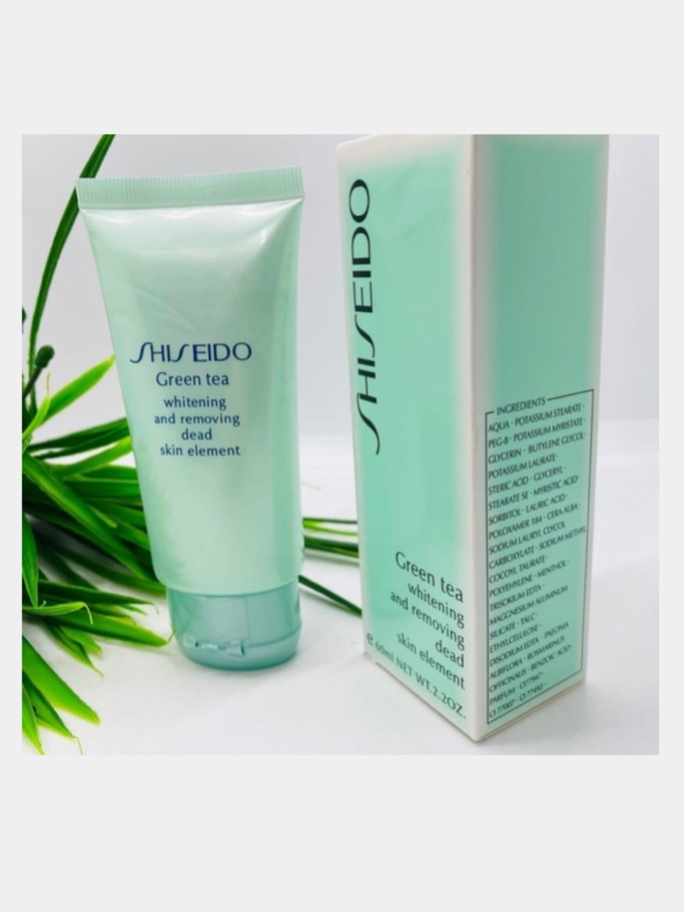 Shiseido пилинг скатка зеленый чай