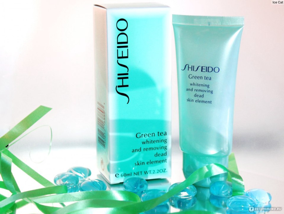 Пилинг для лица Shiseido "Green Tea" 60 ml