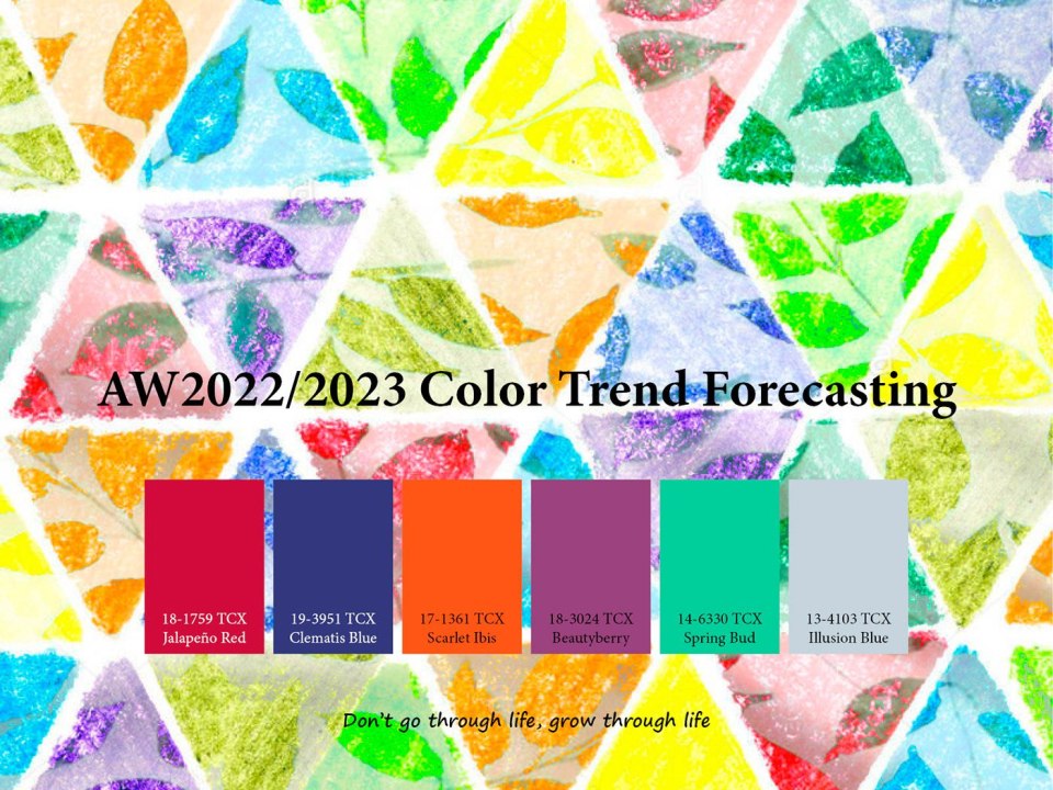 Цветовые тренды 2022