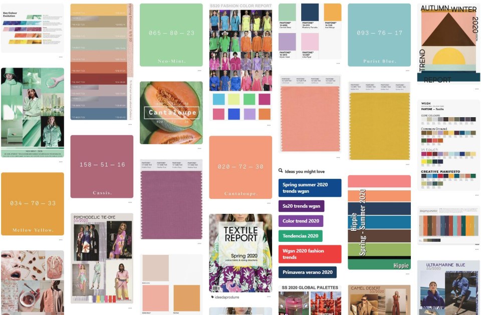 WGSN Color trend 2022