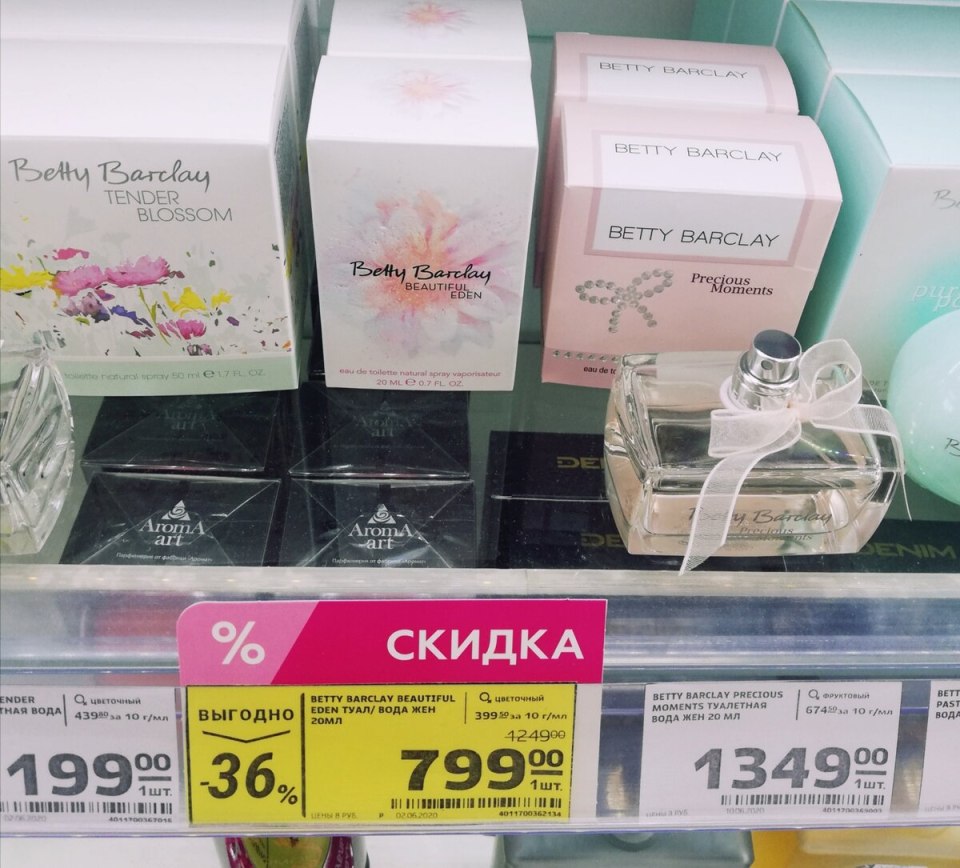 Магнит Косметик духи женские