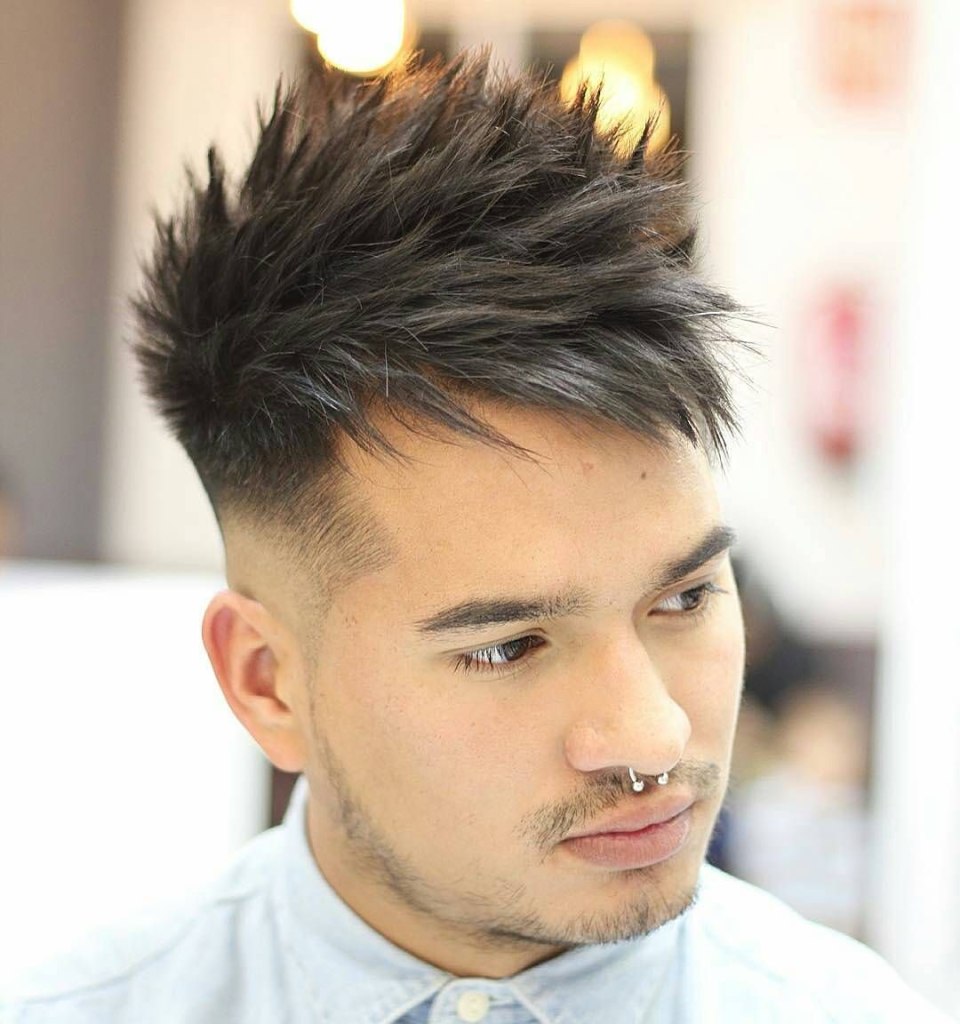 Мужская стрижка Spiky hair