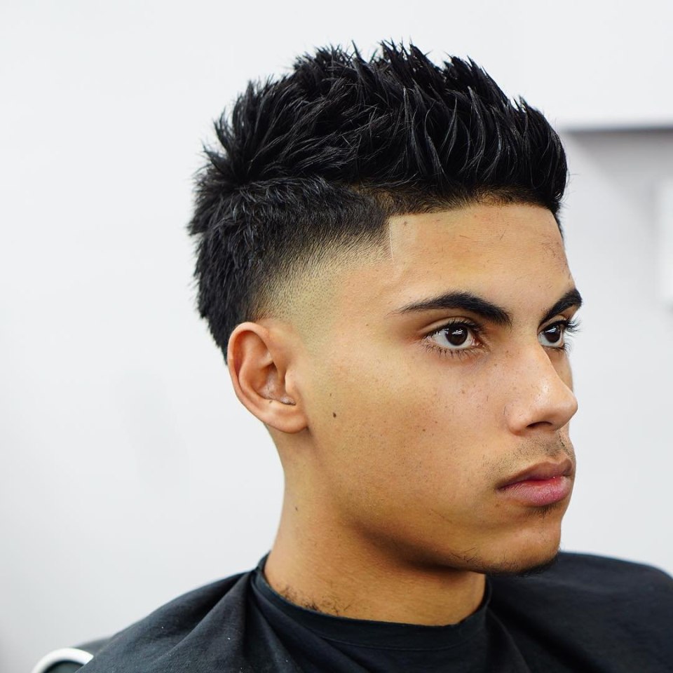 Spiky hair стрижка