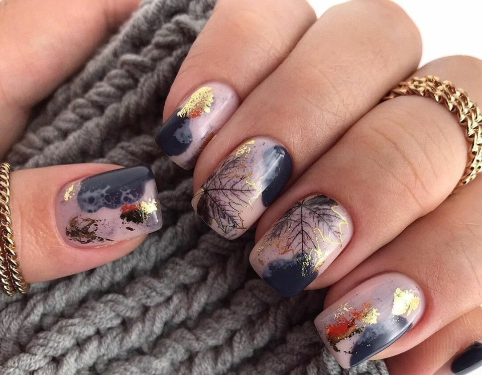 Идеи осеннего маникюра