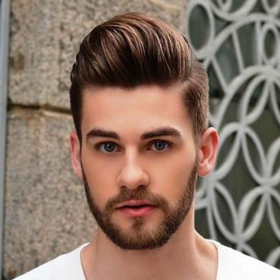 Помпадур Pompadour стрижка