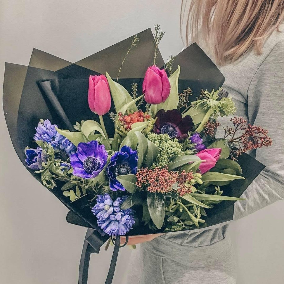 Модные букеты 2019