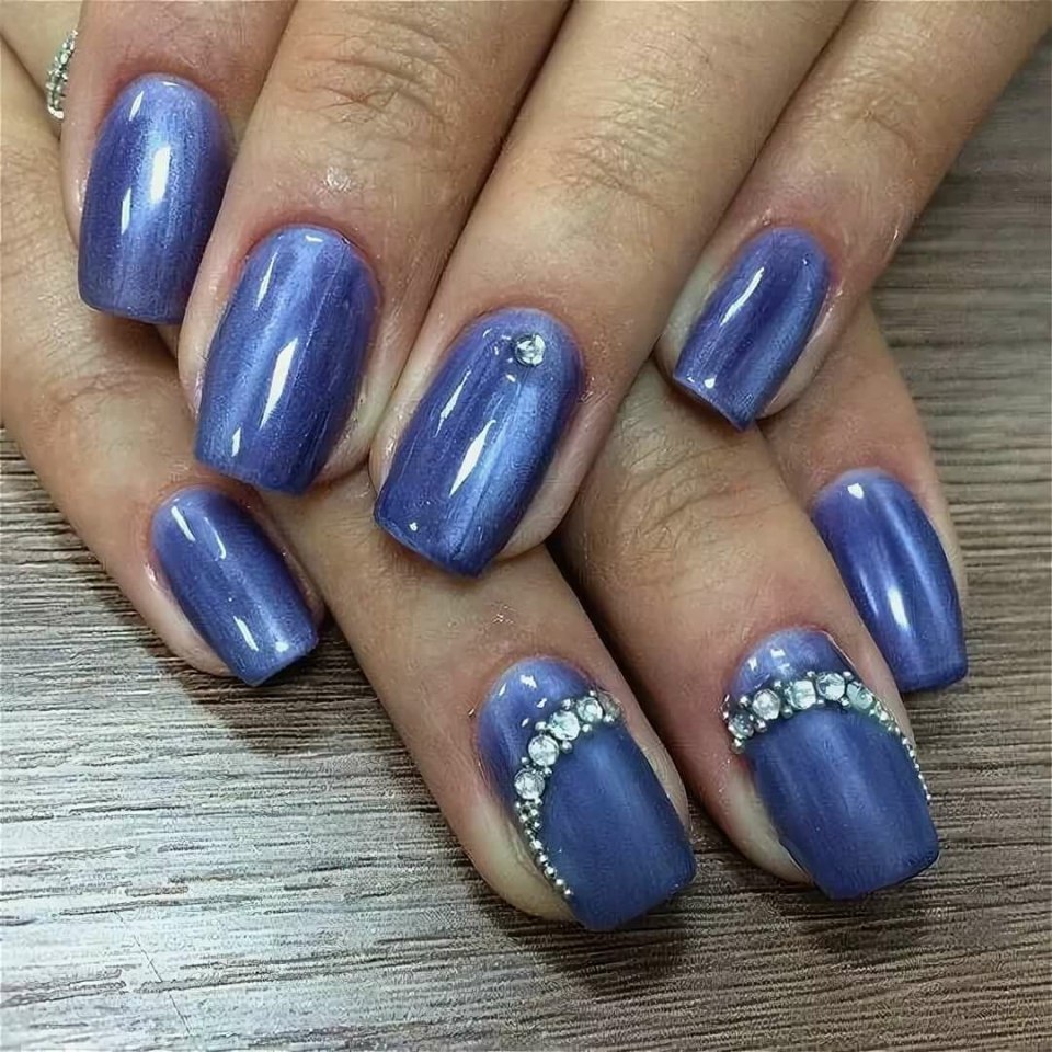 Маникюр гель лак кошачий глаз