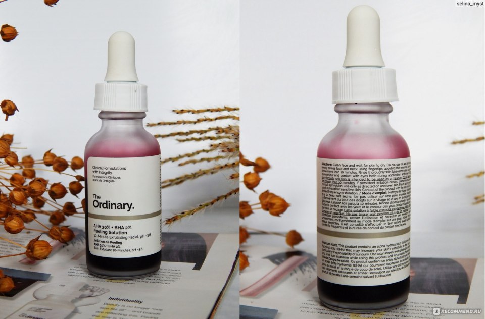 Aha 30% + BHA 2% peeling solution