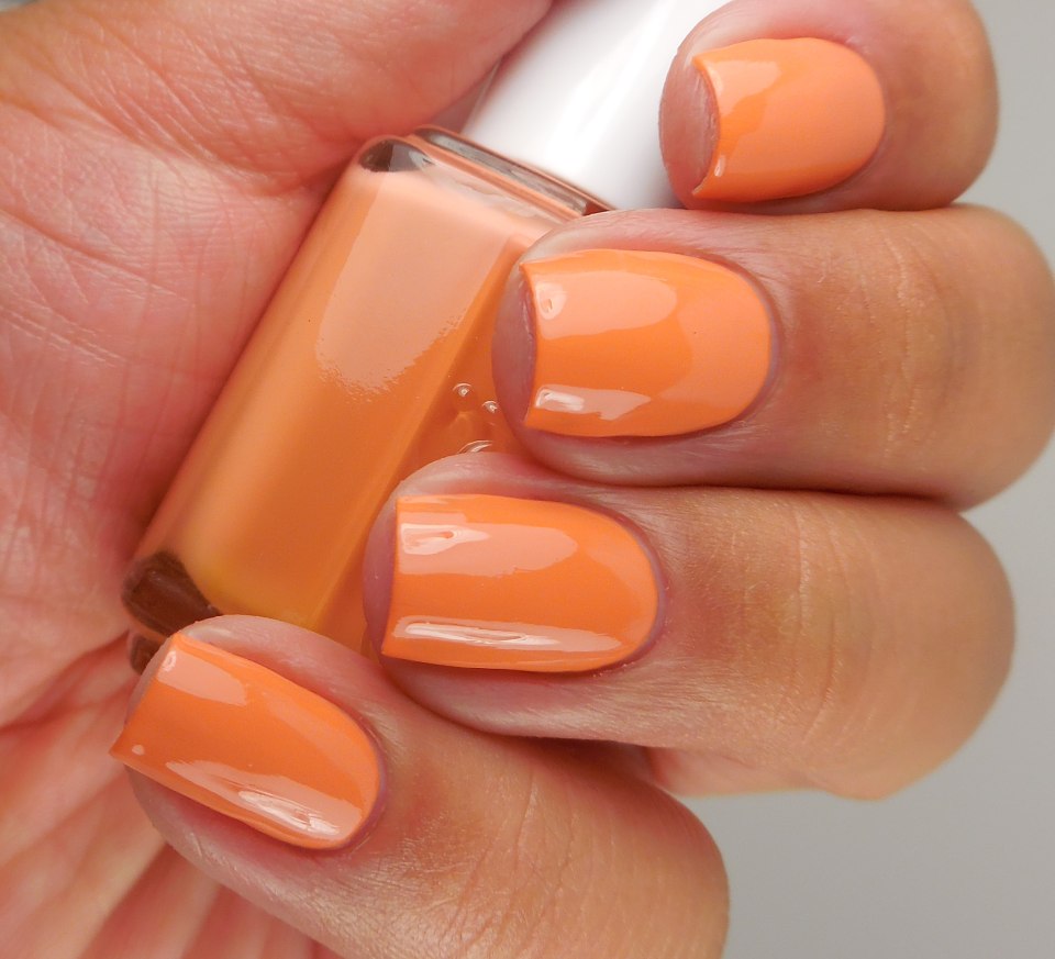 Essie лак для ногтей оранжевый