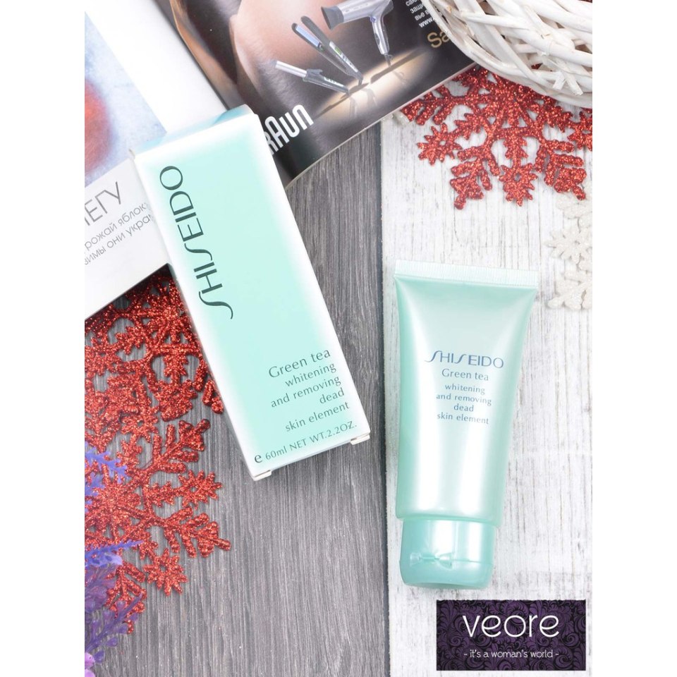 Shiseido скраб Green Tea Whitening