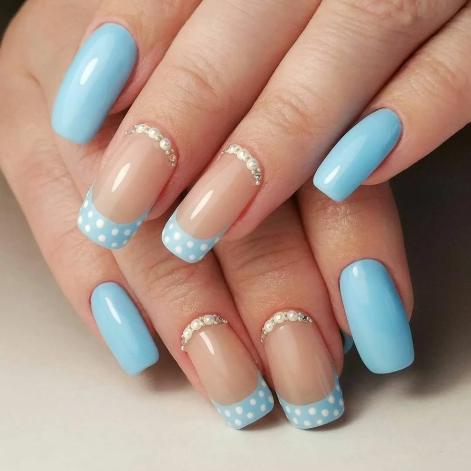 Голубой френч