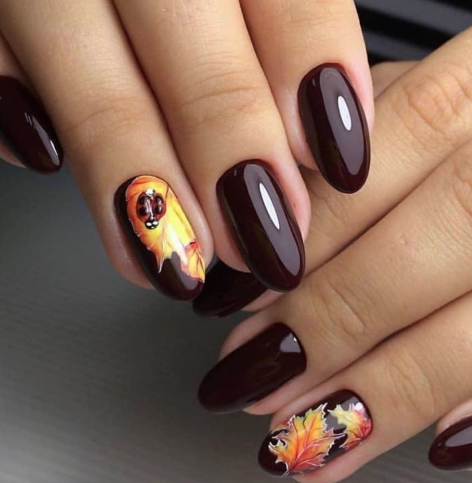 Ногти осень