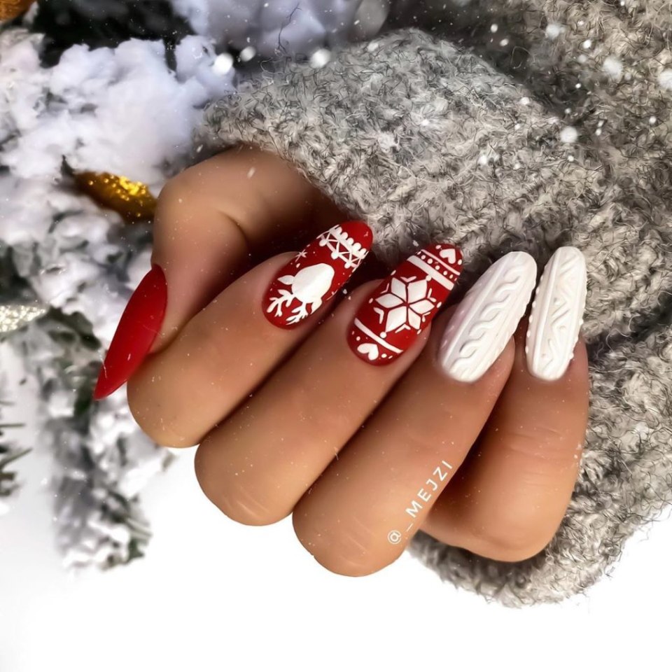Новогодние ногти