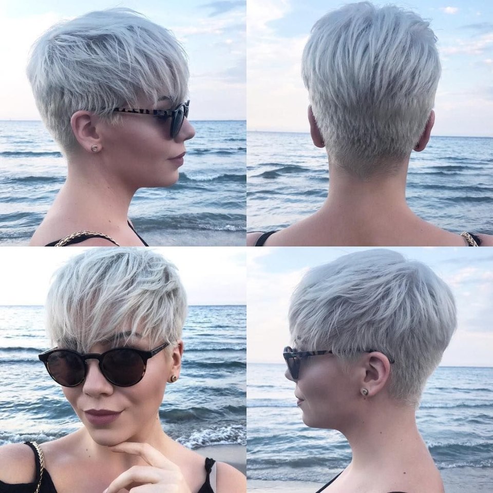Короткие стрижки со всех сторон