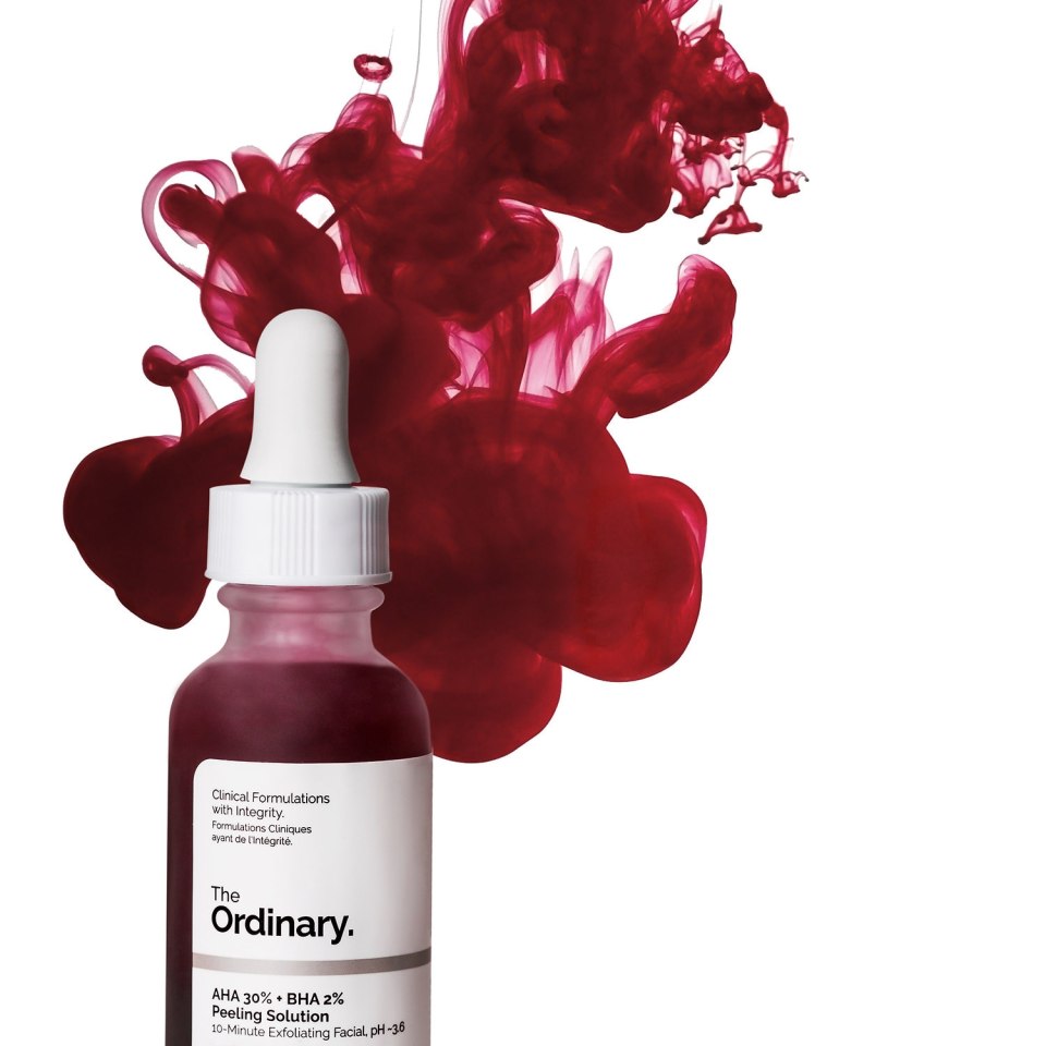 The ordinary Aha 30 BHA 2 peeling solution