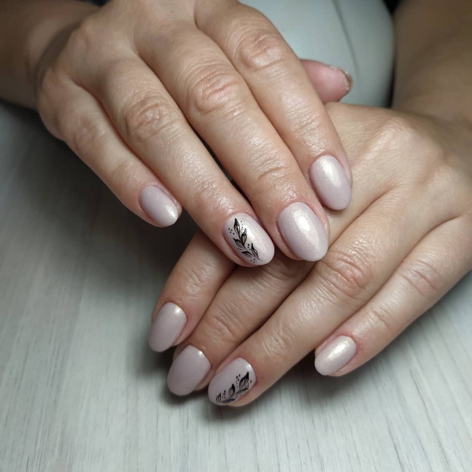 Маникюр деловой женщины короткие ногти
